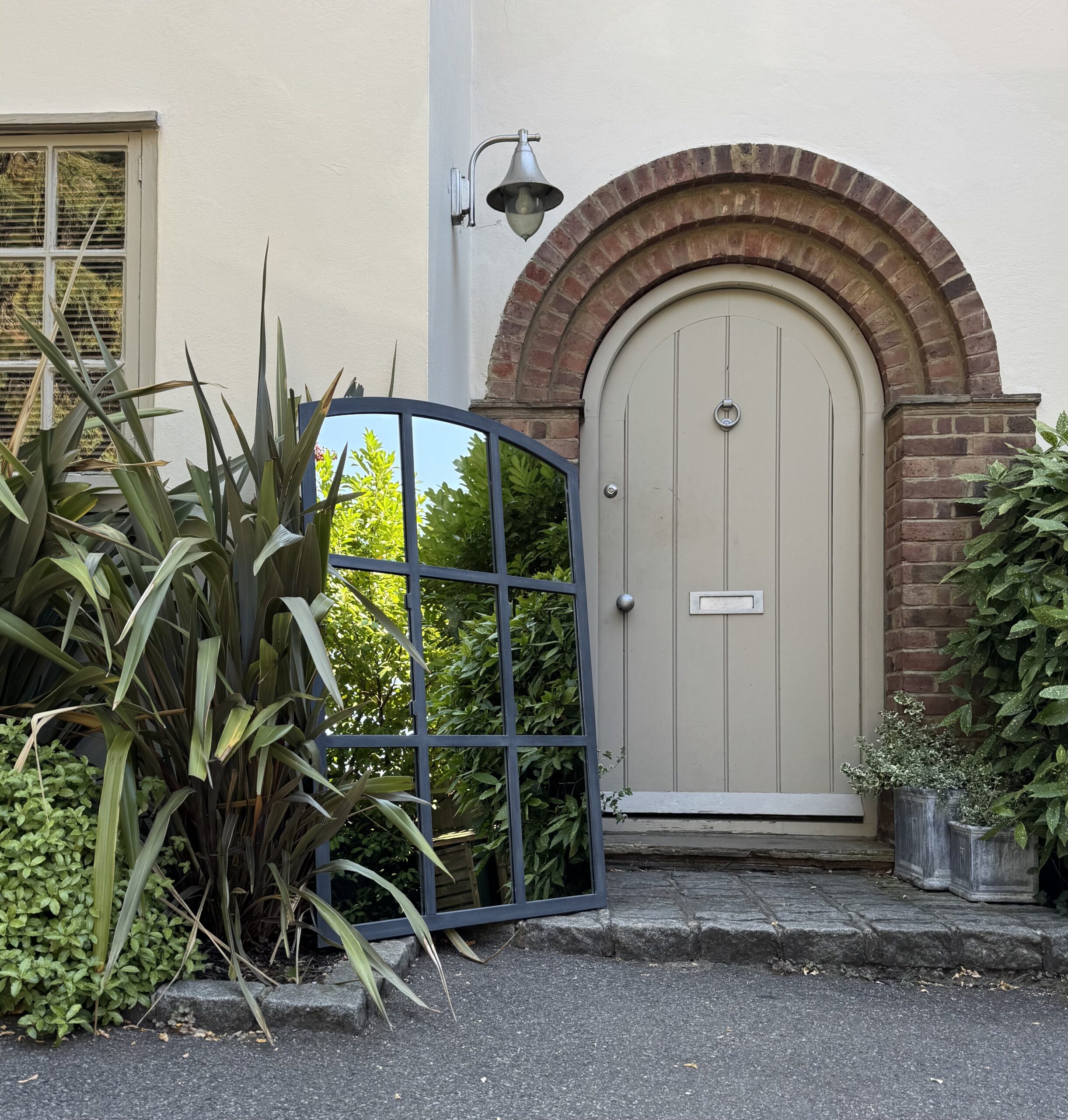 Zinc Soft Tones Bespoke Hand Crafted Garden and Home Mirror Zinc-tones-garden-mirror